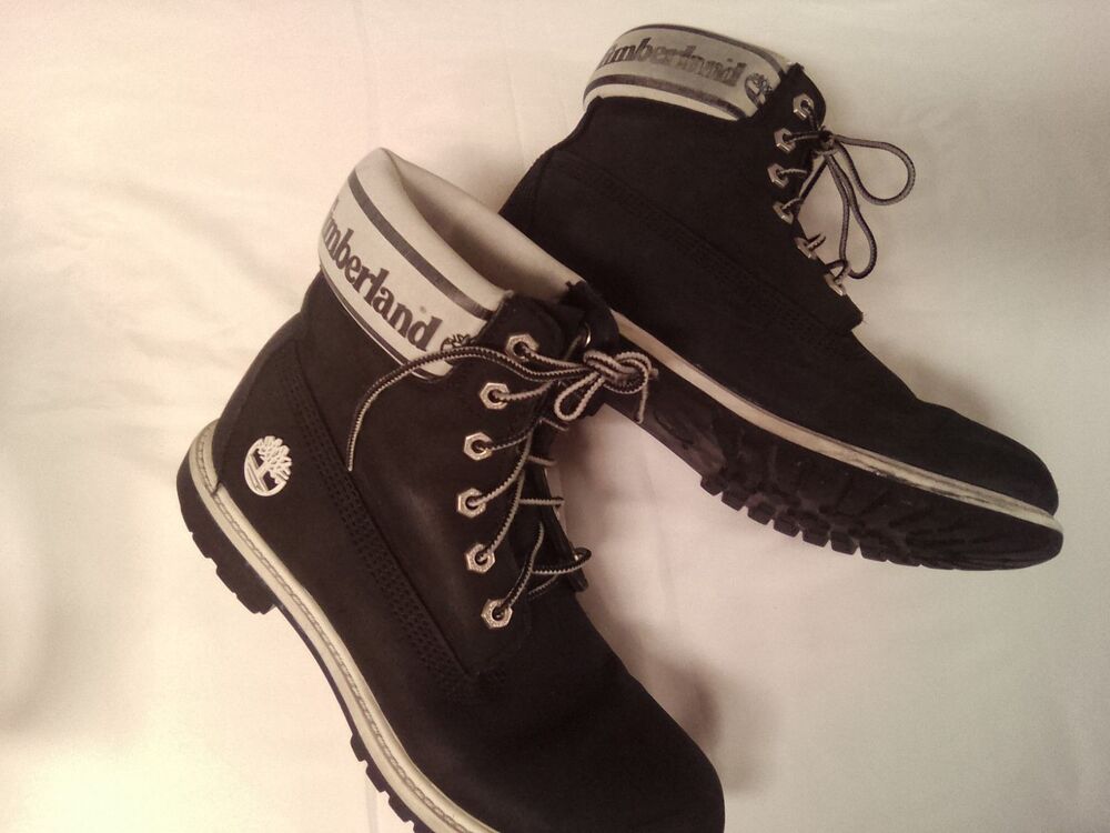 2008 Women's Timberland Black Winter / Work Boots, Classic Padded Collar, size ?